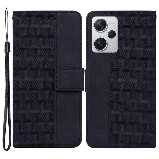 Anti-drop Phone Case for Xiaomi Redmi Note 12 Pro+ 5G Imprinted Wallet Flip Leather Cover