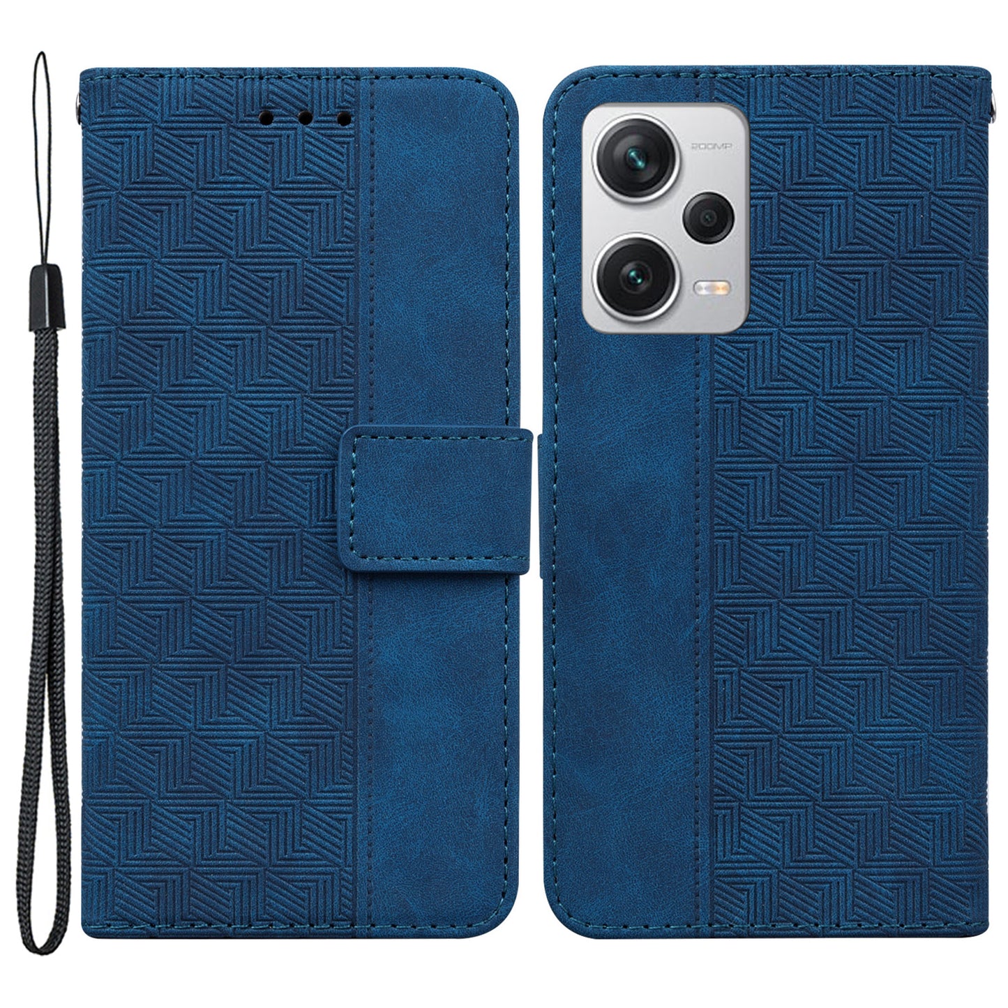 Anti-drop Phone Case for Xiaomi Redmi Note 12 Pro+ 5G Imprinted Wallet Flip Leather Cover