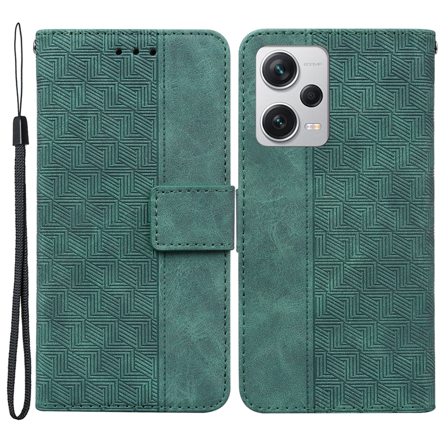 Anti-drop Phone Case for Xiaomi Redmi Note 12 Pro+ 5G Imprinted Wallet Flip Leather Cover