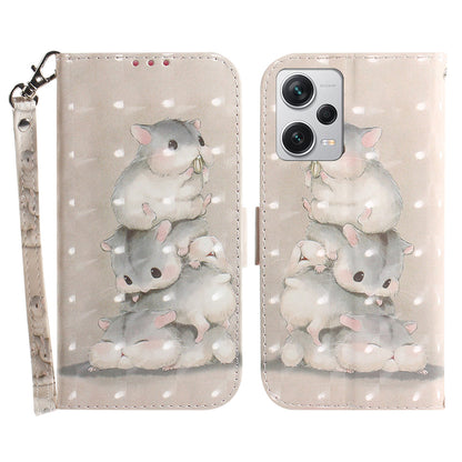 For Xiaomi Redmi Note 12 Pro+ 5G Shockproof  PU Leather Phone Case Stand Wallet