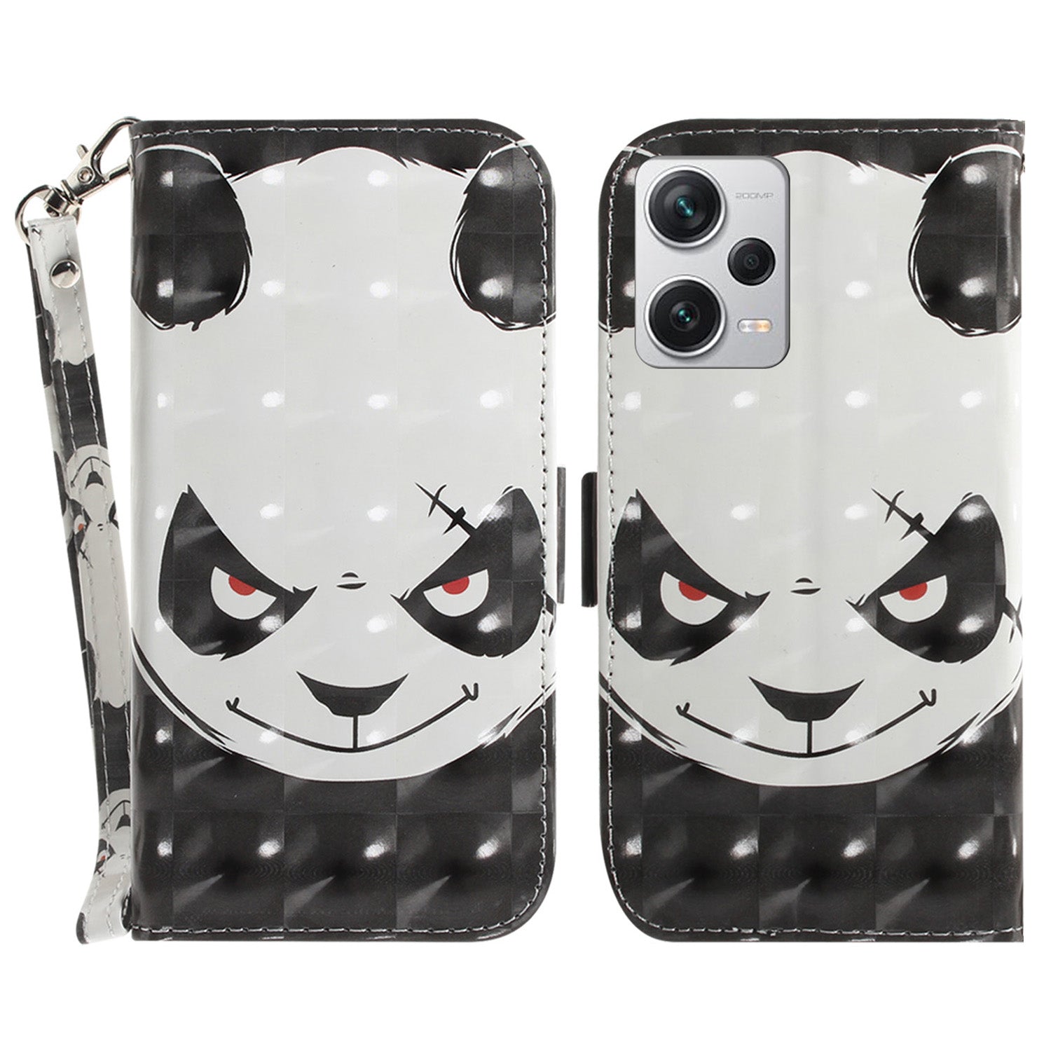 For Xiaomi Redmi Note 12 Pro+ 5G Shockproof  PU Leather Phone Case Stand Wallet