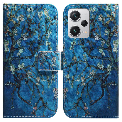 For Xiaomi Redmi Note 12 Pro+ 5G Shockproof Wallet Cover Pattern Printing PU Leather Stand Phone Case with Strap