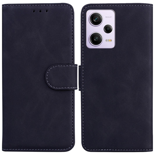 For Xiaomi Redmi Note 12 Pro 5G / Note 12 Pro Speed 5G / Poco X5 Pro 5G Leather Flip Phone Case Solid Color Wallet Cover Stand