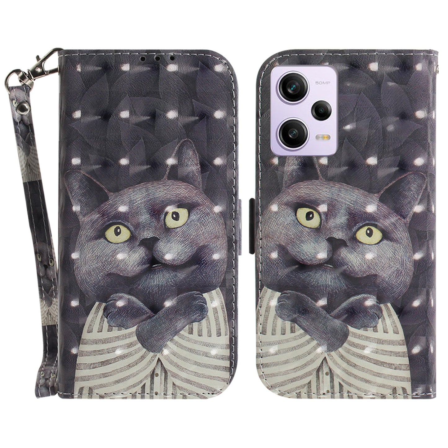 For Xiaomi Redmi Note 12 Pro 5G / Note 12 Pro Speed 5G / Poco X5 Pro 5G PU Leather Phone Case Stand