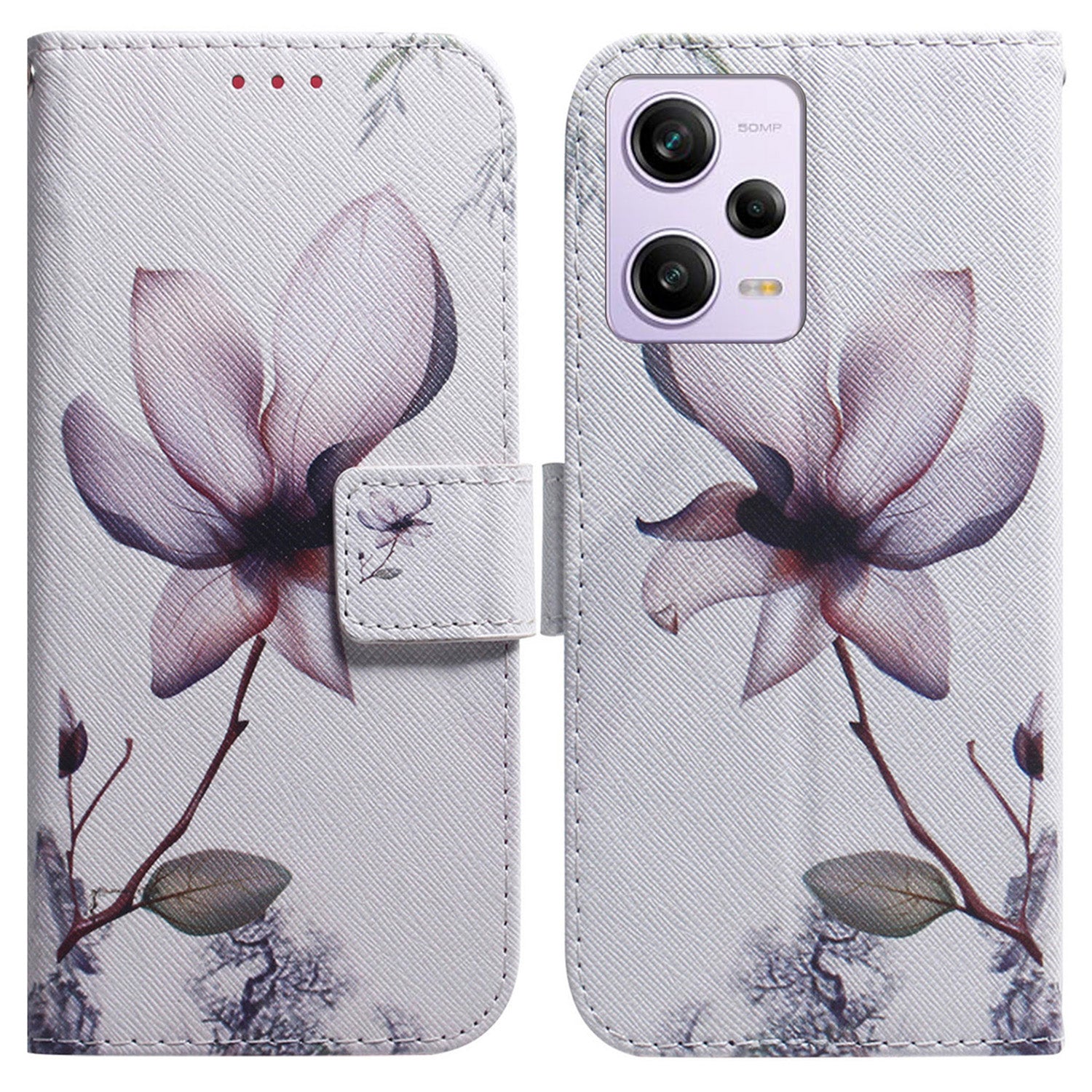For Xiaomi Poco X5 Pro 5G / Redmi Note 12 Pro 5G / 12 Pro Speed 5G Phone Case Pattern Printing PU Leather Wallet Stand Cover with Strap