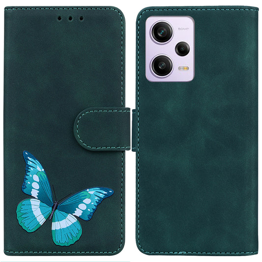 For Xiaomi Redmi Note 12 Pro 5G / Note 12 Pro Speed 5G / Poco X5 Pro 5G Butterfly Printing Phone Cover