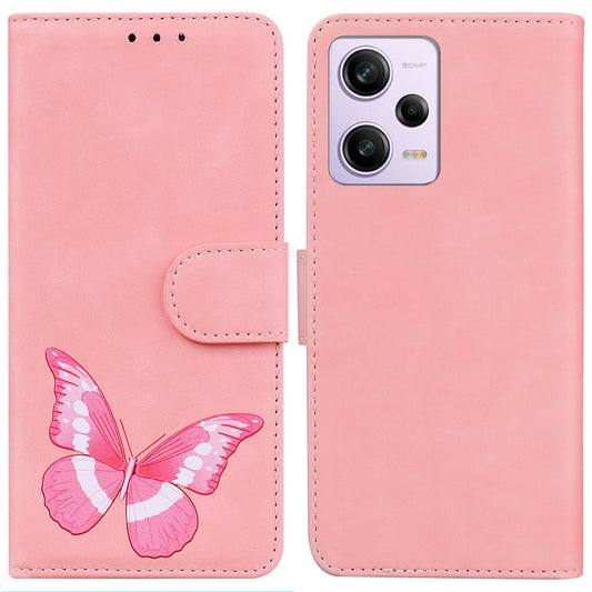For Xiaomi Redmi Note 12 Pro 5G / Note 12 Pro Speed 5G / Poco X5 Pro 5G Butterfly Printing Phone Cover