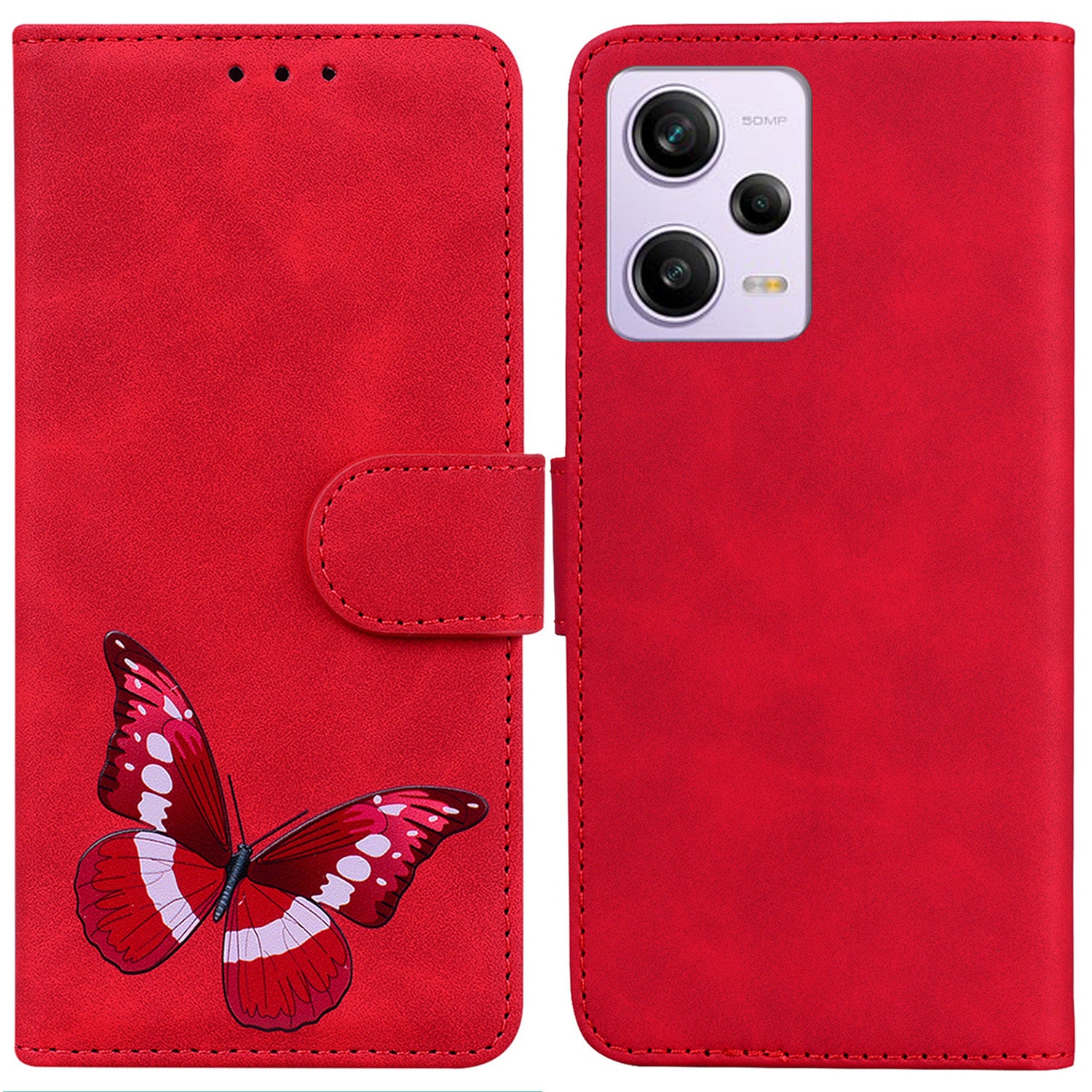 For Xiaomi Redmi Note 12 Pro 5G / Note 12 Pro Speed 5G / Poco X5 Pro 5G Butterfly Printing Phone Cover
