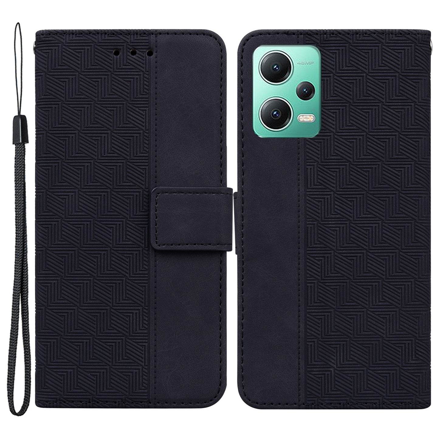 For Xiaomi Redmi Note 12 5G (Global) / (India) / (China) / Poco X5 5G Imprinted Phone Case Flip Leather Wallet Cover Stand