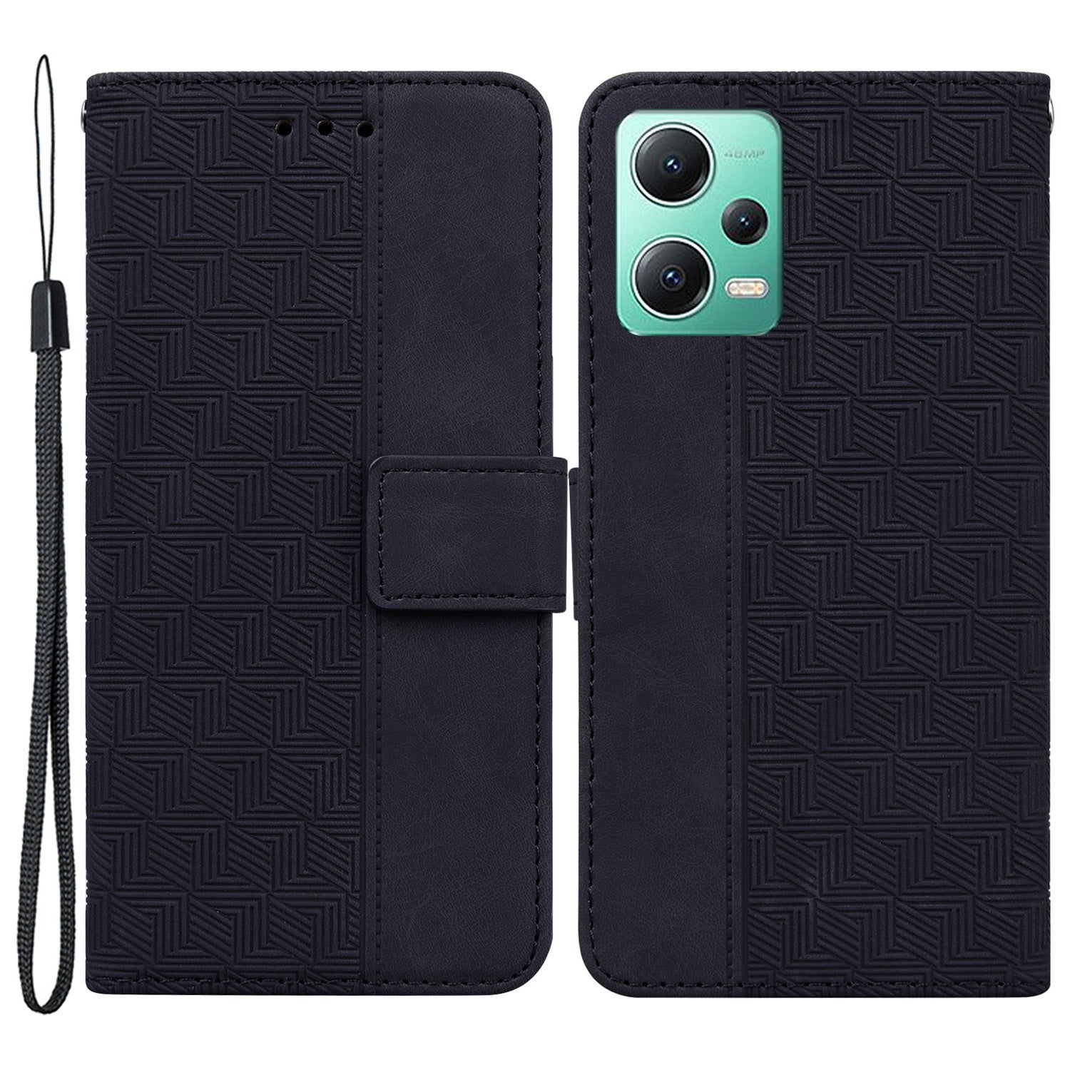 For Xiaomi Redmi Note 12 5G (Global) / (India) / (China) / Poco X5 5G Imprinted Phone Case Flip Leather Wallet Cover Stand