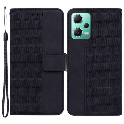 For Xiaomi Redmi Note 12 5G (Global) / (India) / (China) / Poco X5 5G Imprinted Phone Case Flip Leather Wallet Cover Stand