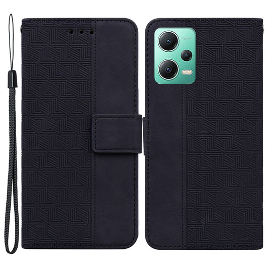 For Xiaomi Redmi Note 12 5G (Global) / (India) / (China) / Poco X5 5G Imprinted Phone Case Flip Leather Wallet Cover Stand