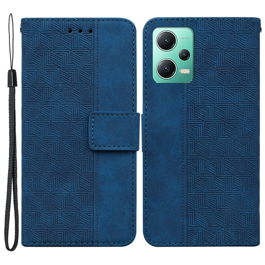 For Xiaomi Redmi Note 12 5G (Global) / (India) / (China) / Poco X5 5G Imprinted Phone Case Flip Leather Wallet Cover Stand