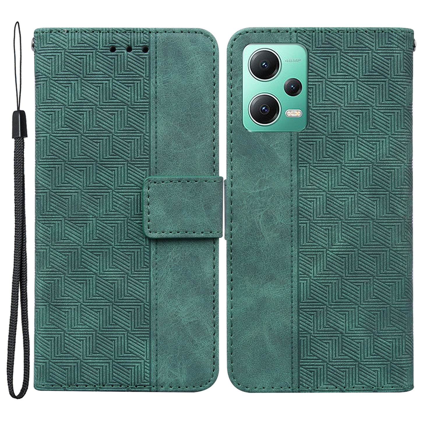 For Xiaomi Redmi Note 12 5G (Global) / (India) / (China) / Poco X5 5G Imprinted Phone Case Flip Leather Wallet Cover Stand