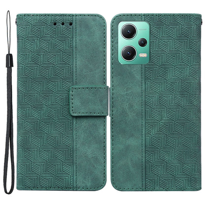 For Xiaomi Redmi Note 12 5G (Global) / (India) / (China) / Poco X5 5G Imprinted Phone Case Flip Leather Wallet Cover Stand