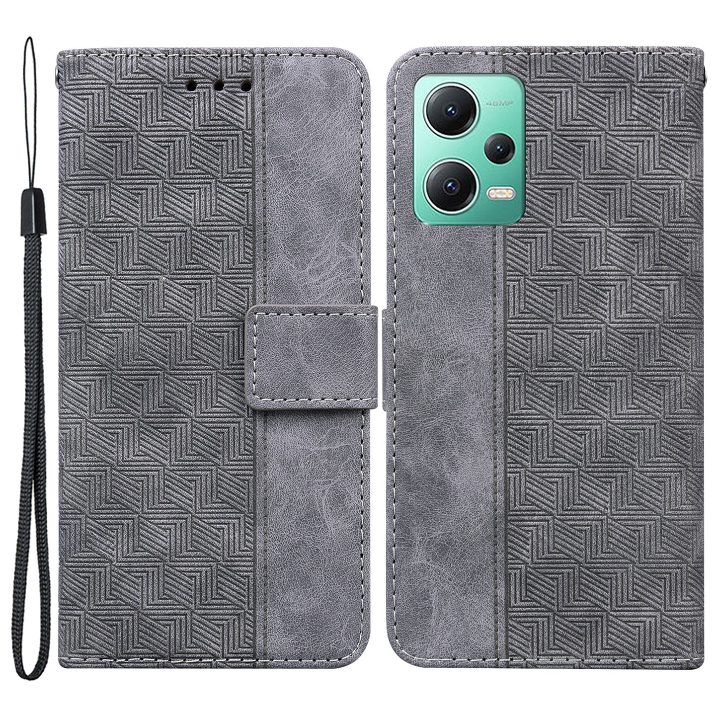 For Xiaomi Redmi Note 12 5G (Global) / (India) / (China) / Poco X5 5G Imprinted Phone Case Flip Leather Wallet Cover Stand