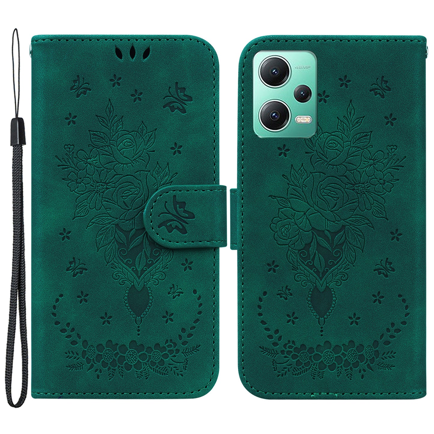 For Xiaomi Poco X5 5G / Redmi Note 12 5G (Global) / (India) / (China) Shockproof PU Leathe Phone Cover with Stand Wallet