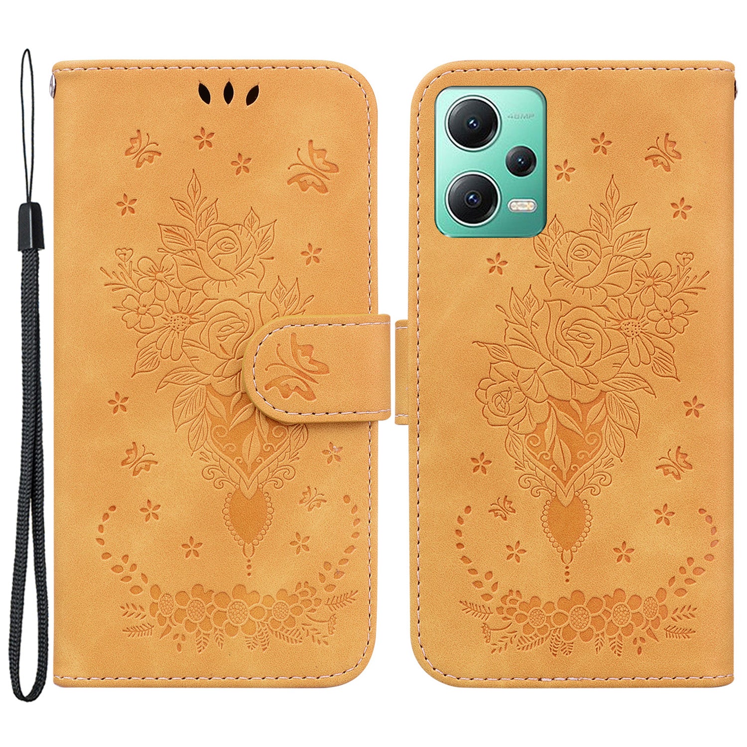 For Xiaomi Poco X5 5G / Redmi Note 12 5G (Global) / (India) / (China) Shockproof PU Leathe Phone Cover with Stand Wallet