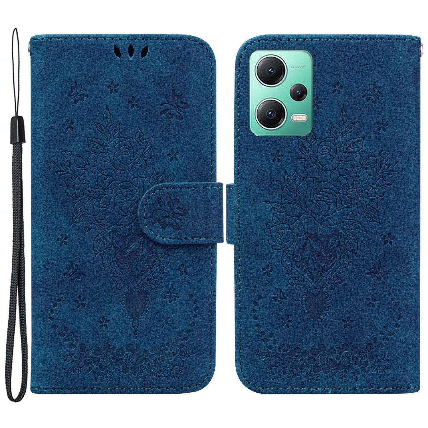 For Xiaomi Poco X5 5G / Redmi Note 12 5G (Global) / (India) / (China) Shockproof PU Leathe Phone Cover with Stand Wallet