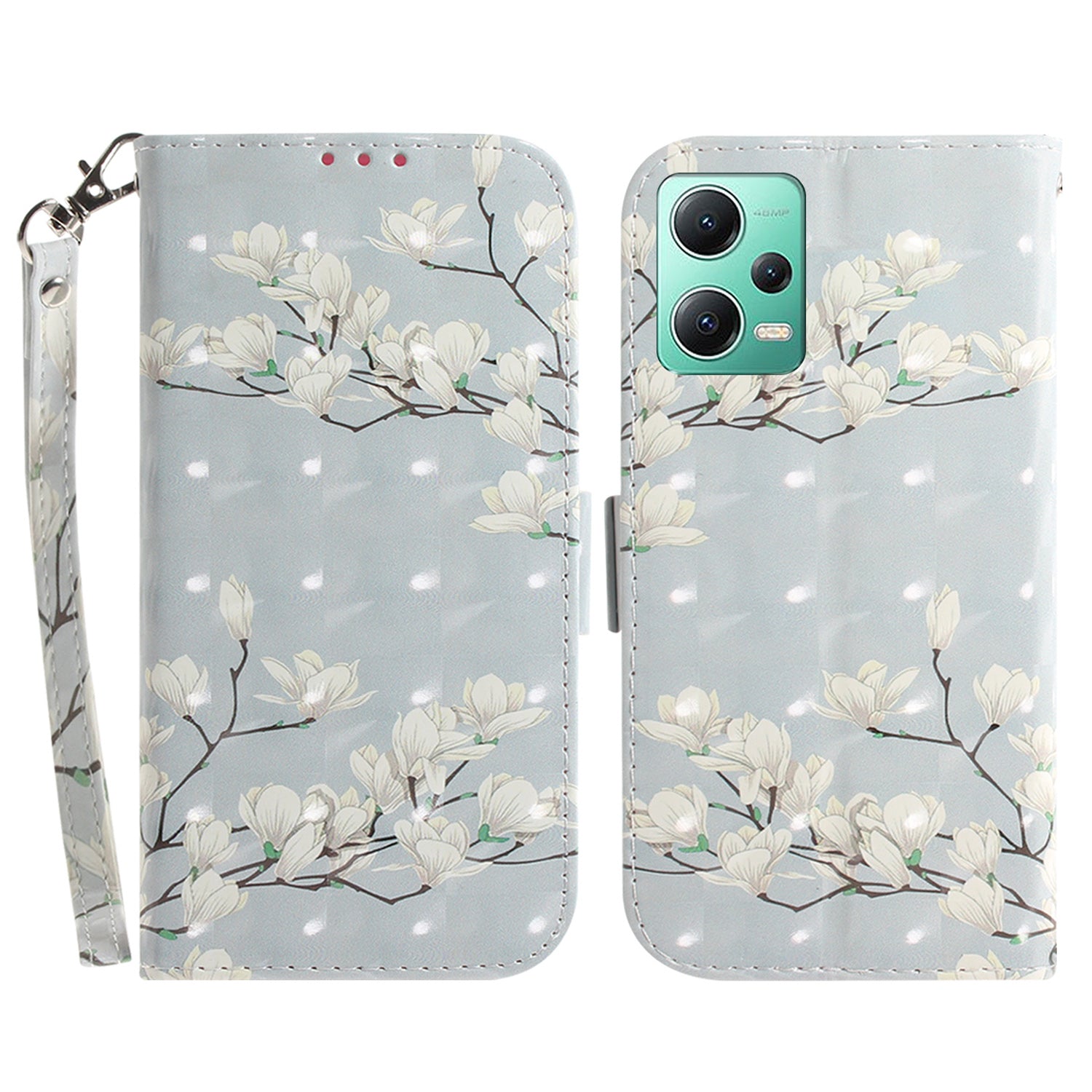 For Xiaomi Redmi Note 12 5G (Global) / (India) / (China) / Poco X5 5G Pattern Printing Anti-drop Leather Phone Case Stand Wallet