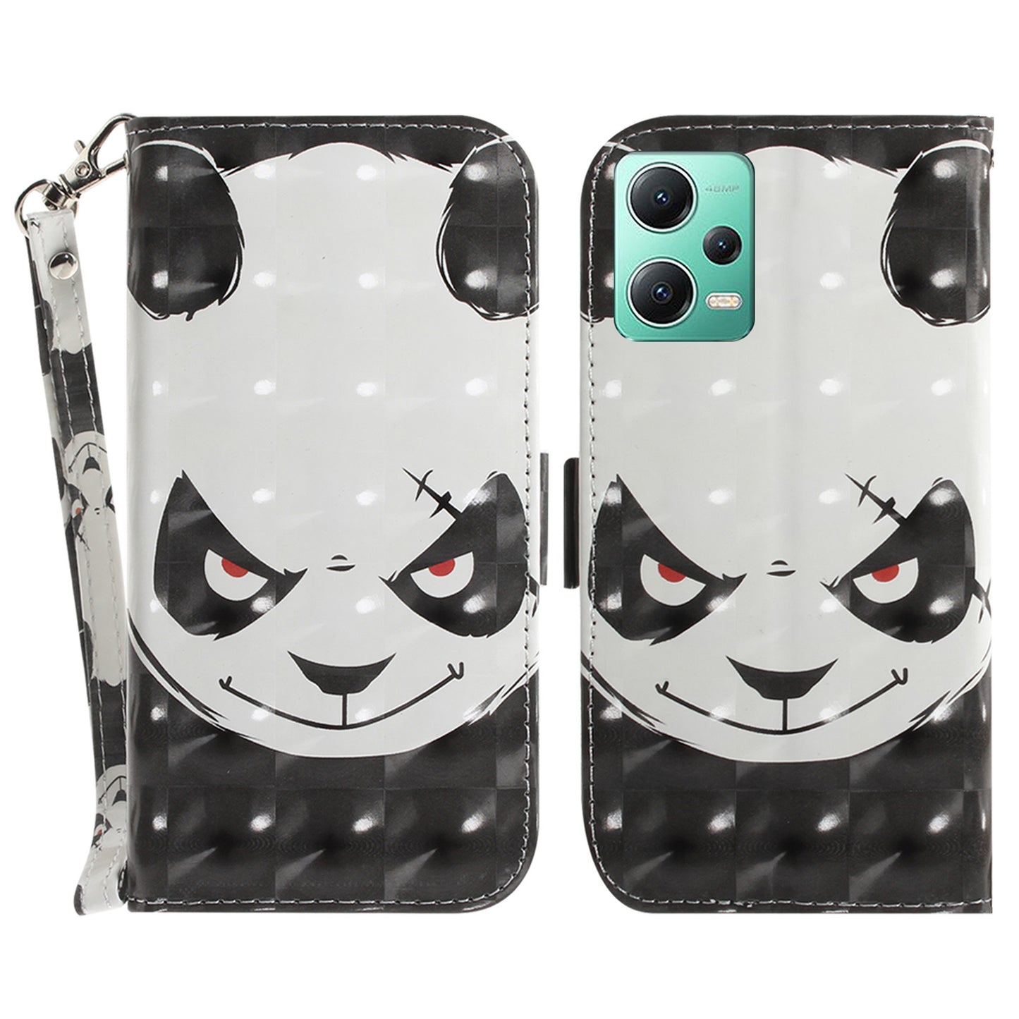 For Xiaomi Redmi Note 12 5G (Global) / (India) / (China) / Poco X5 5G Pattern Printing Anti-drop Leather Phone Case Stand Wallet