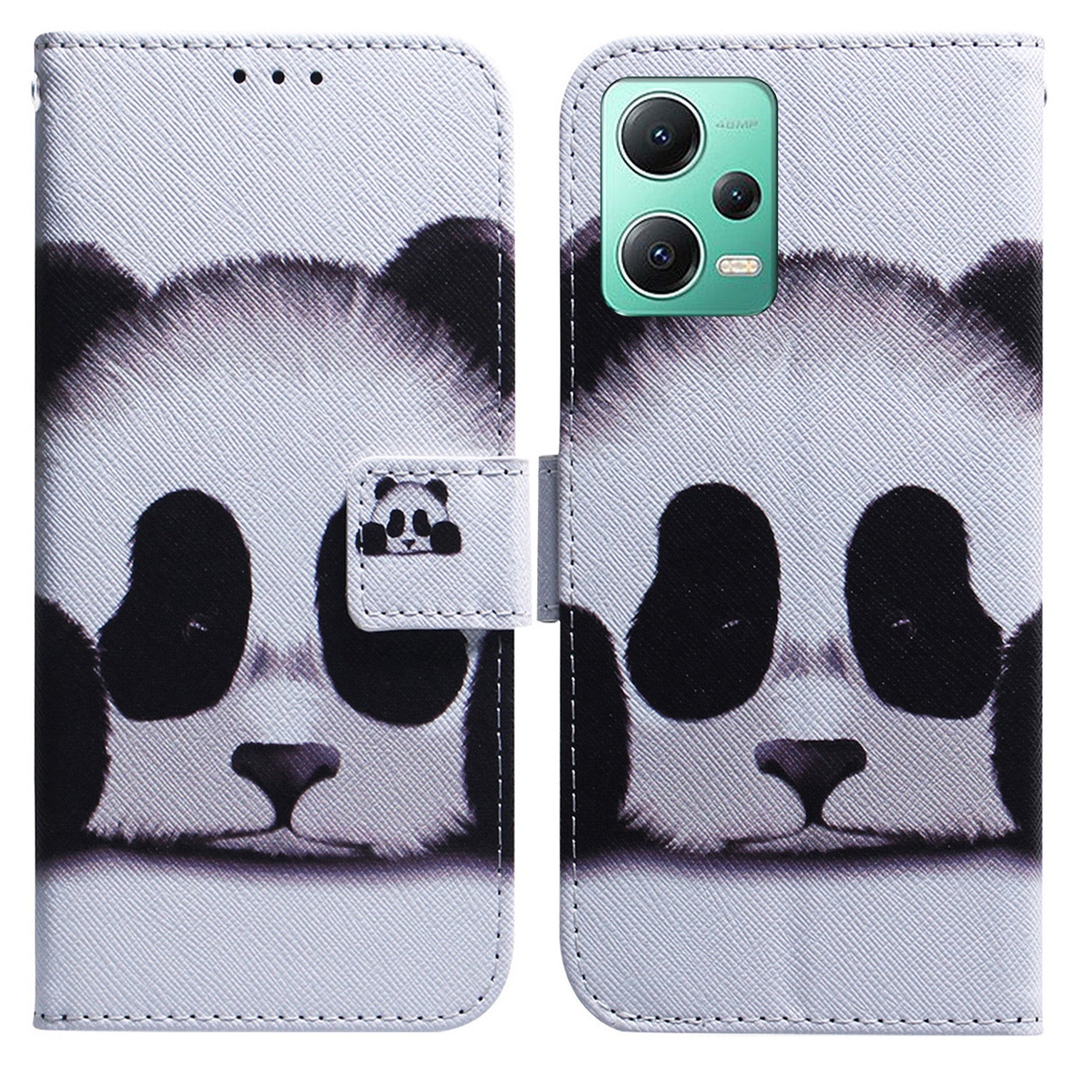 For Xiaomi Redmi Note 12 5G (Global) / (India) / (China) / Poco X5 5G Phone Wallet Case Pattern Printing Leather Stand Phone Cover with Strap