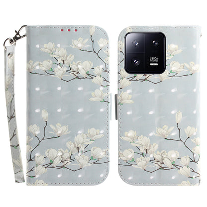 Anti-fall Folio Flip Phone Cover for Xiaomi 13 Pro 5G Stand Wallet Phone Case with Strap