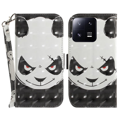 Anti-fall Folio Flip Phone Cover for Xiaomi 13 Pro 5G Stand Wallet Phone Case with Strap