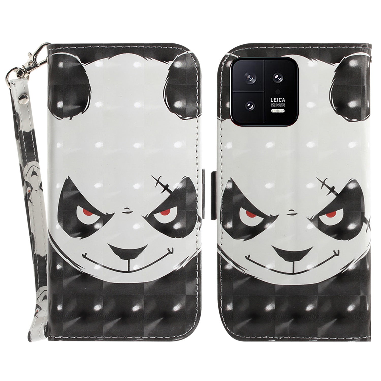Cell Phone Cover Stand For Xiaomi 13 5G Anti-scratch PU Leather Flip Phone Case Wallet with Strap