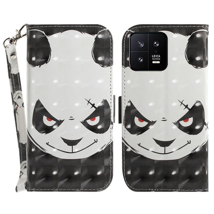Cell Phone Cover Stand For Xiaomi 13 5G Anti-scratch PU Leather Flip Phone Case Wallet with Strap