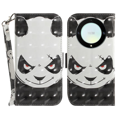 Anti-drop Phone Cover for Honor X40 5G / X9a 5G / Magic5 Lite 5G , Folio Flip Wallet Phone Case with Strap