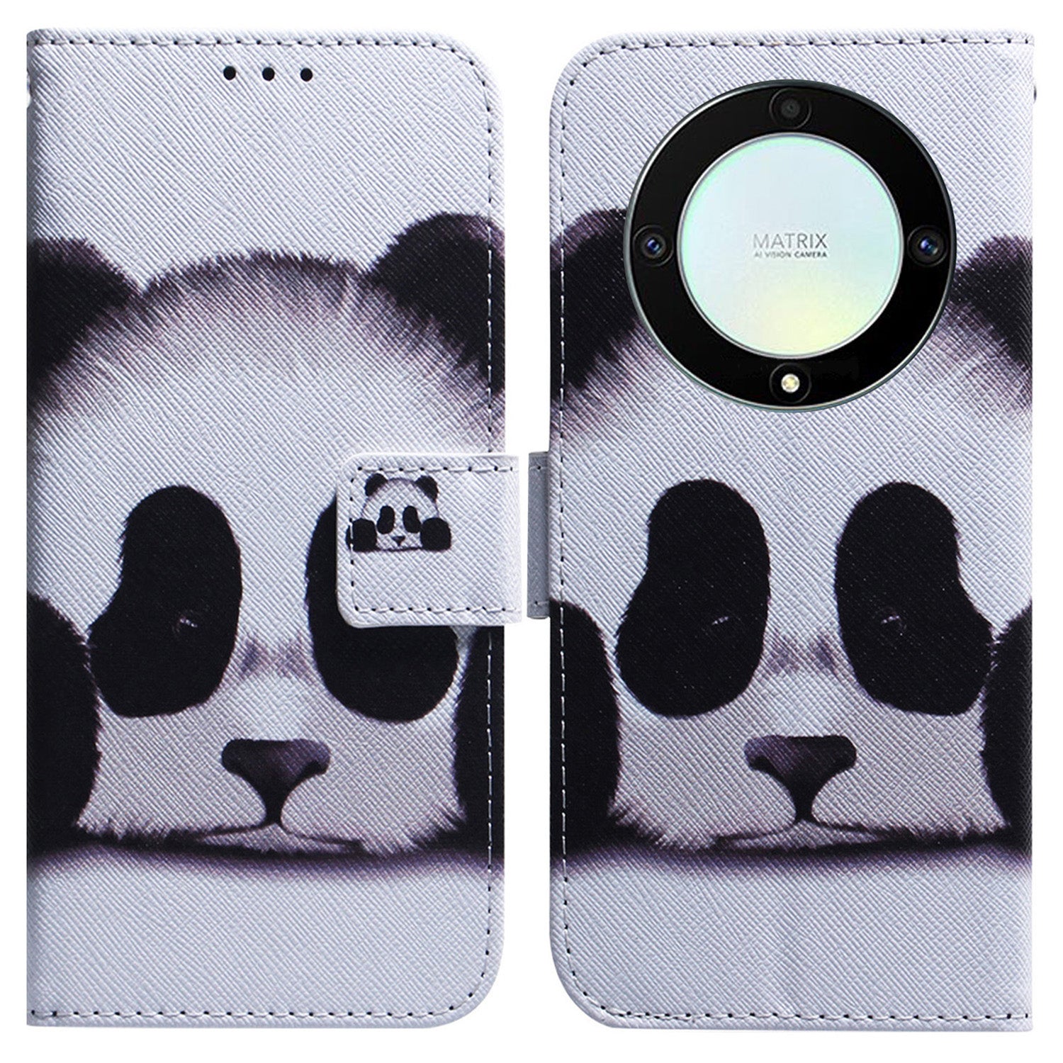 For Honor X40 5G / X9a 5G / Magic5 Lite 5G Pattern Printing Stand Cover Anti-drop PU Leather Wallet Phone Case with Strap