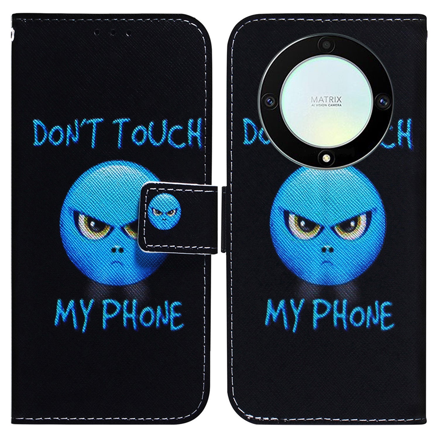 For Honor X40 5G / X9a 5G / Magic5 Lite 5G Pattern Printing Stand Cover Anti-drop PU Leather Wallet Phone Case with Strap