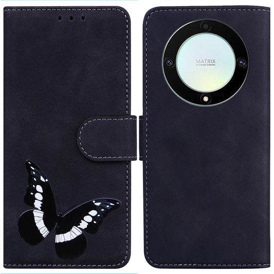 For Honor X40 5G / X9a 5G / Magic5 Lite 5G Butterfly Printing Full Protection Cover Leather Wallet Stand Phone Case