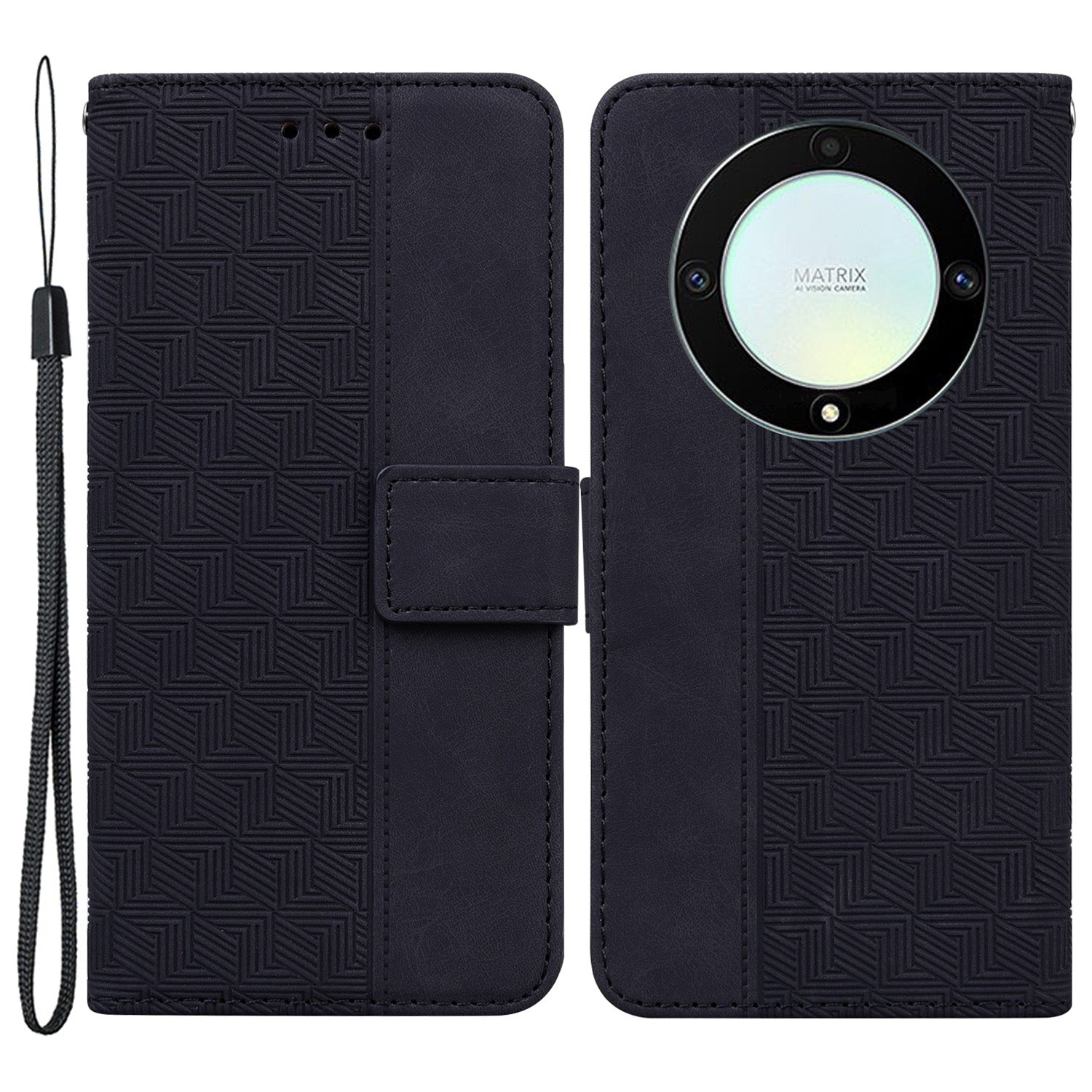 For Honor X40 5G / X9a 5G / Magic5 Lite 5G Anti-drop Phone Case Wallet Flip Leather Imprinted Cell Phone Cover