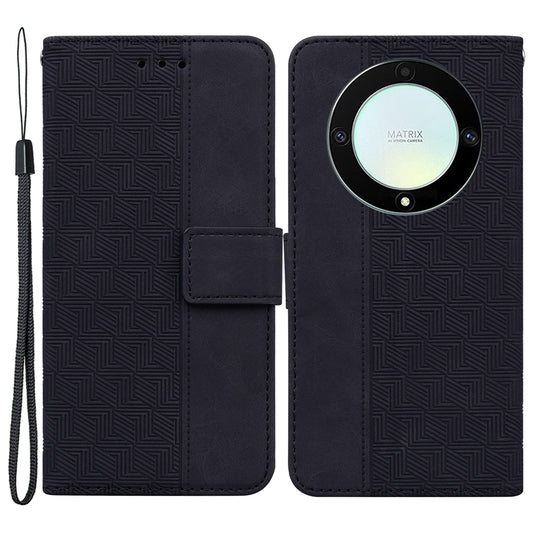 For Honor X40 5G / X9a 5G / Magic5 Lite 5G Anti-drop Phone Case Wallet Flip Leather Imprinted Cell Phone Cover