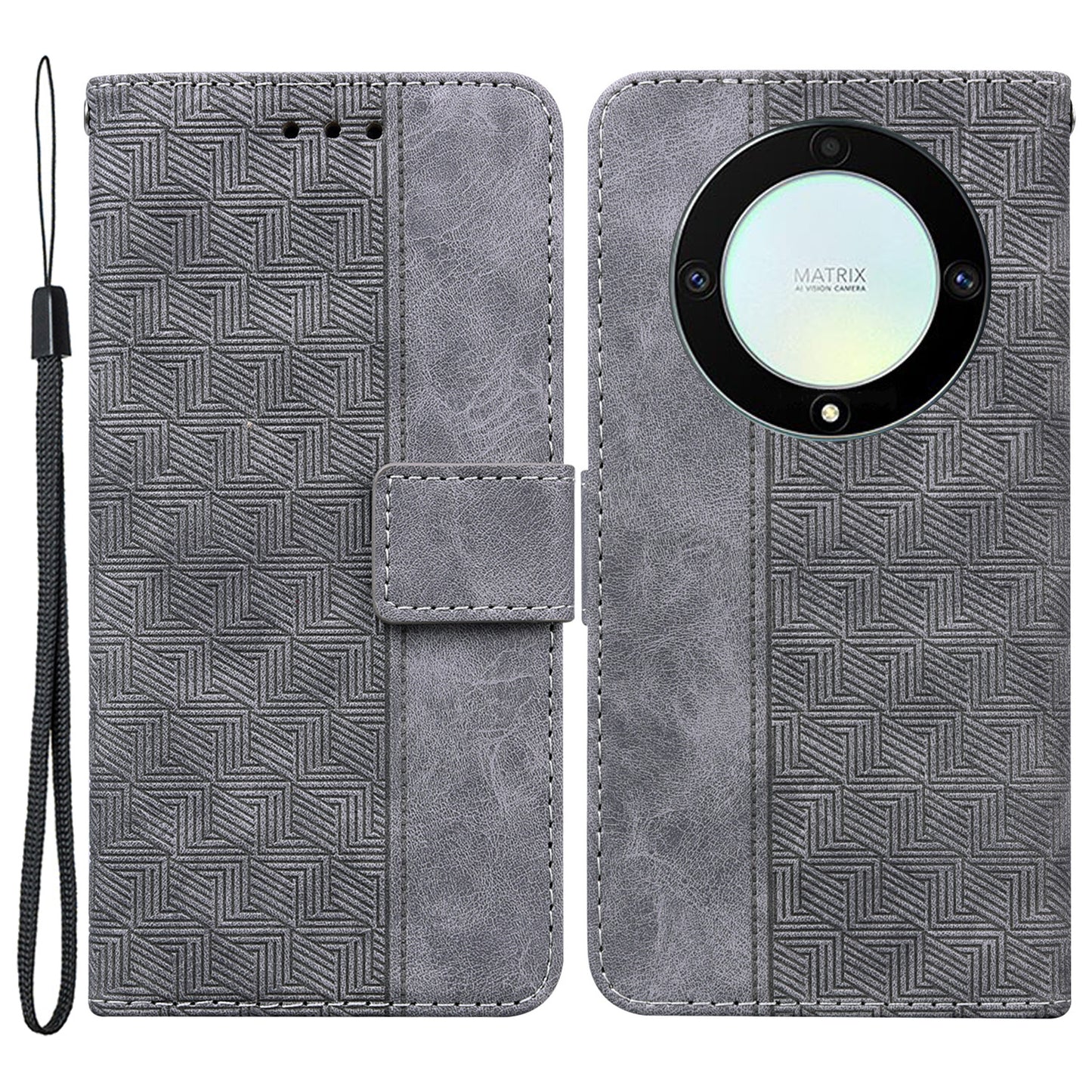 For Honor X40 5G / X9a 5G / Magic5 Lite 5G Anti-drop Phone Case Wallet Flip Leather Imprinted Cell Phone Cover
