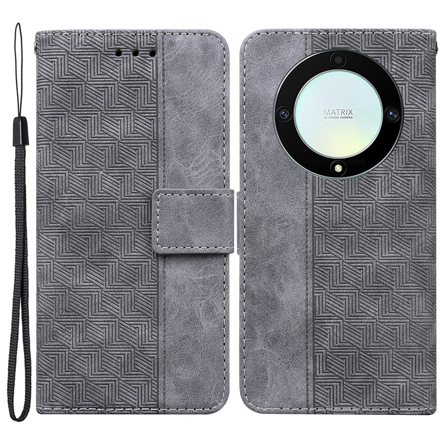 For Honor X40 5G / X9a 5G / Magic5 Lite 5G Anti-drop Phone Case Wallet Flip Leather Imprinted Cell Phone Cover