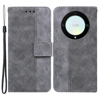 For Honor X40 5G / X9a 5G / Magic5 Lite 5G Anti-drop Phone Case Wallet Flip Leather Imprinted Cell Phone Cover