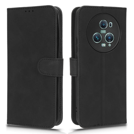 For Honor Magic5 Pro Flip Leather Phone Case Stand Wallet Skin-friendly Drop-proof Cell Phone Cover