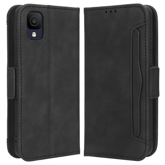 For TCL Ion Z Multiple Card Slots Stand Cover Anti-drop PU Leather Wallet Phone Case