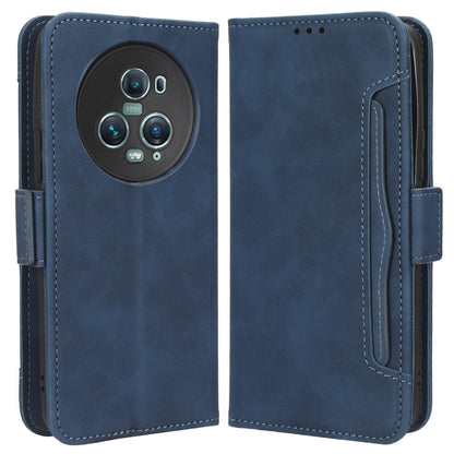 For Honor Magic5 Pro 5G PU Leather Protective Stand Cover Multiple Card Slots Wallet Phone Case