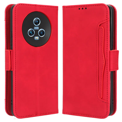For Honor Magic5 5G Multiple Card Slots PU Leather Wallet Stand Cover Drop-proof Phone Case