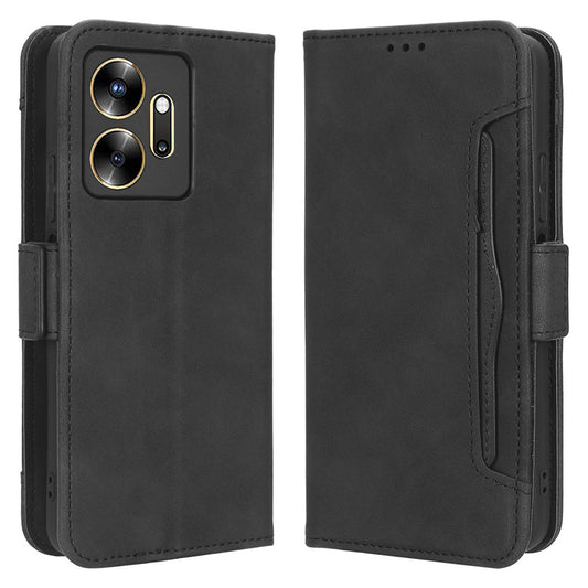 Wallet Phone Case for Infinix Zero 20 4G X6821 Multiple Card Slots Stand Case Anti-drop PU Leather Cover