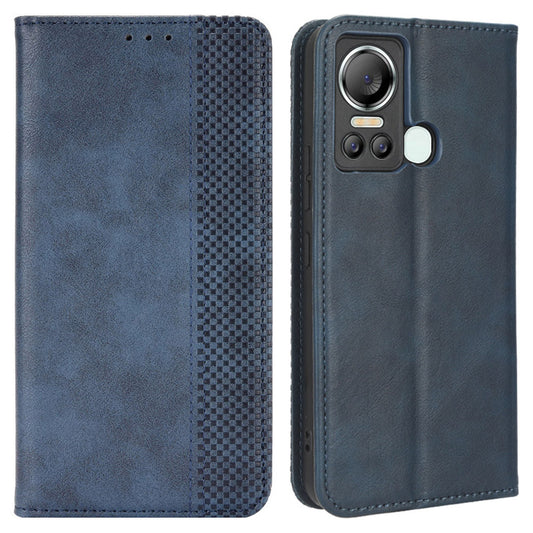 For Itel S18 / S663L / Vision 5 Retro PU Leather Wallet Phone Case Magnetic Absorption Folding Stand Cover