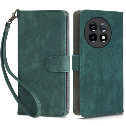 For OnePlus Ace 2 5G / 11R 5G Wallet Case RFID Blocking Leather Stand Phone Cover with Strap