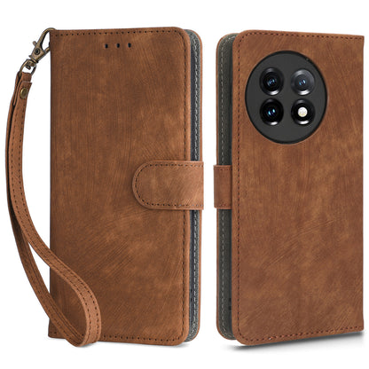 For OnePlus Ace 2 5G / 11R 5G Wallet Case RFID Blocking Leather Stand Phone Cover with Strap