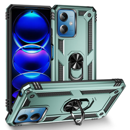 For Xiaomi Redmi Note 12 5G (Global) / (India) / (China) / Poco X5 5G Ring Kickstand Phone Case TPU + PC Cell Phone Cover