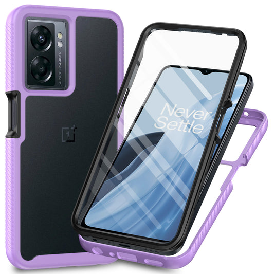 For OnePlus Nord N300 5G / Oppo A57 4G / A57 (2022) 5G / A57s 4G Phone Case PC + TPU Phone Cover with PET Screen Protector