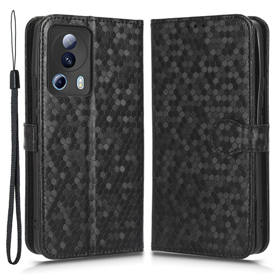For Xiaomi 13 Lite / Civi 2 5G Dot Wallet Phone Case Pattern Imprinted Leather Phone Stand Cover